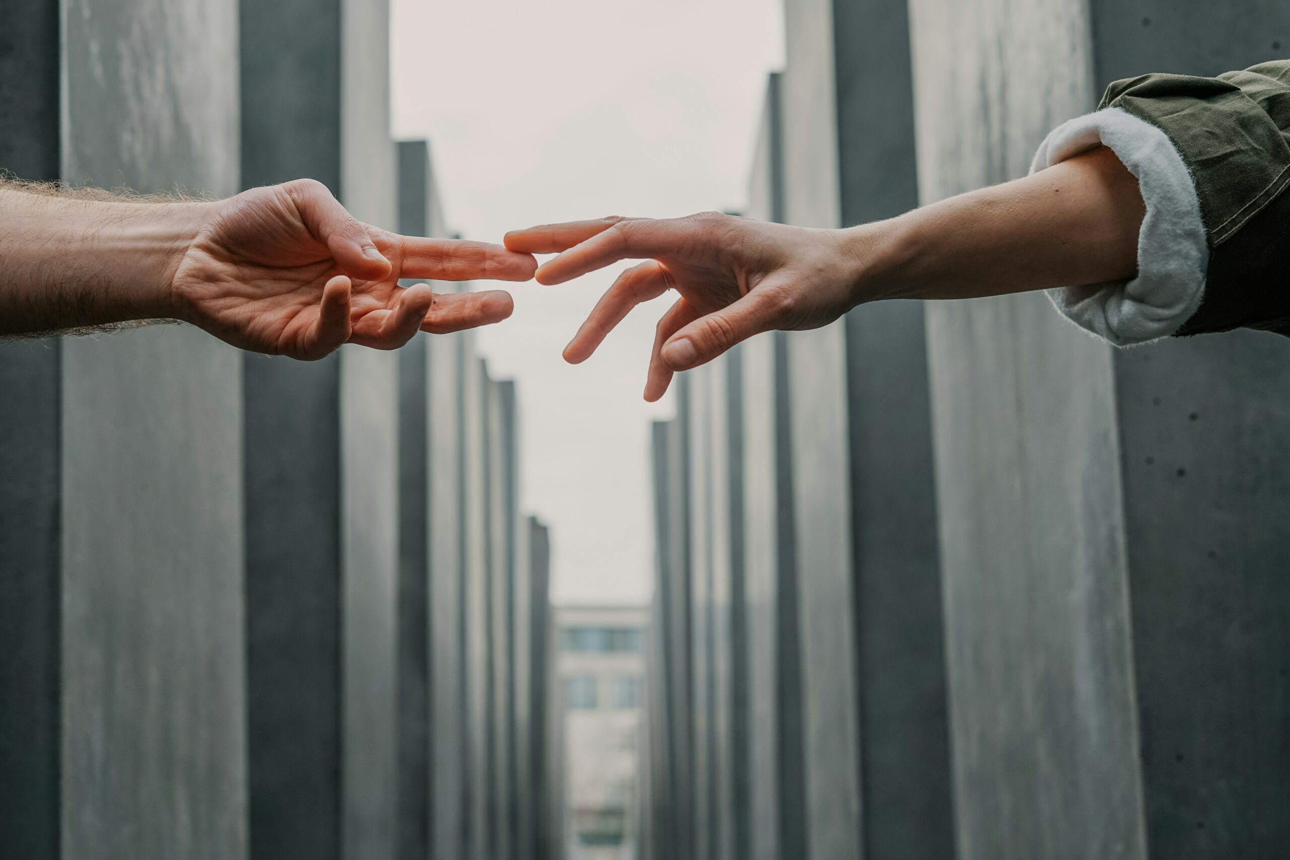 People holding hands