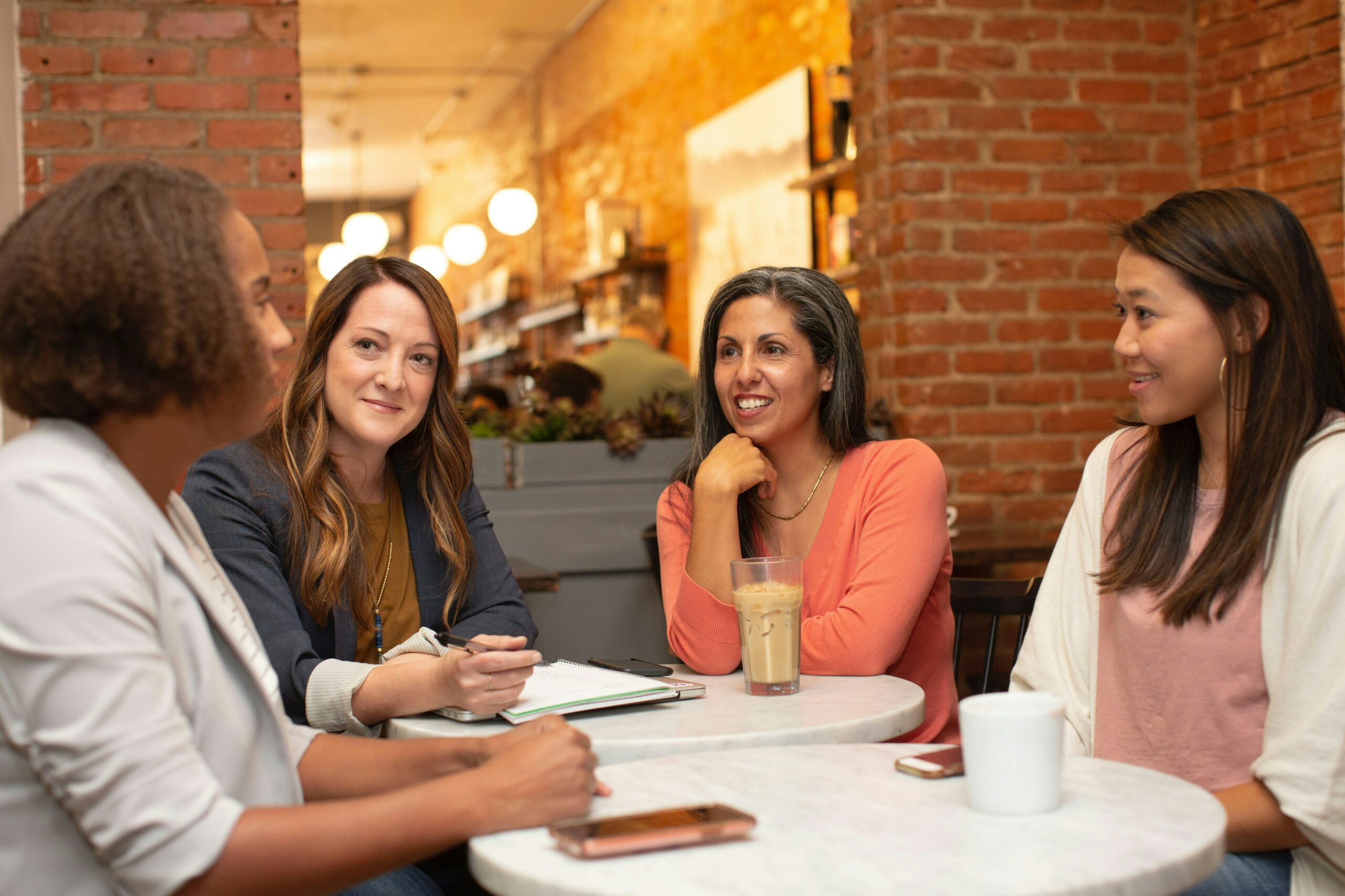 Women talking