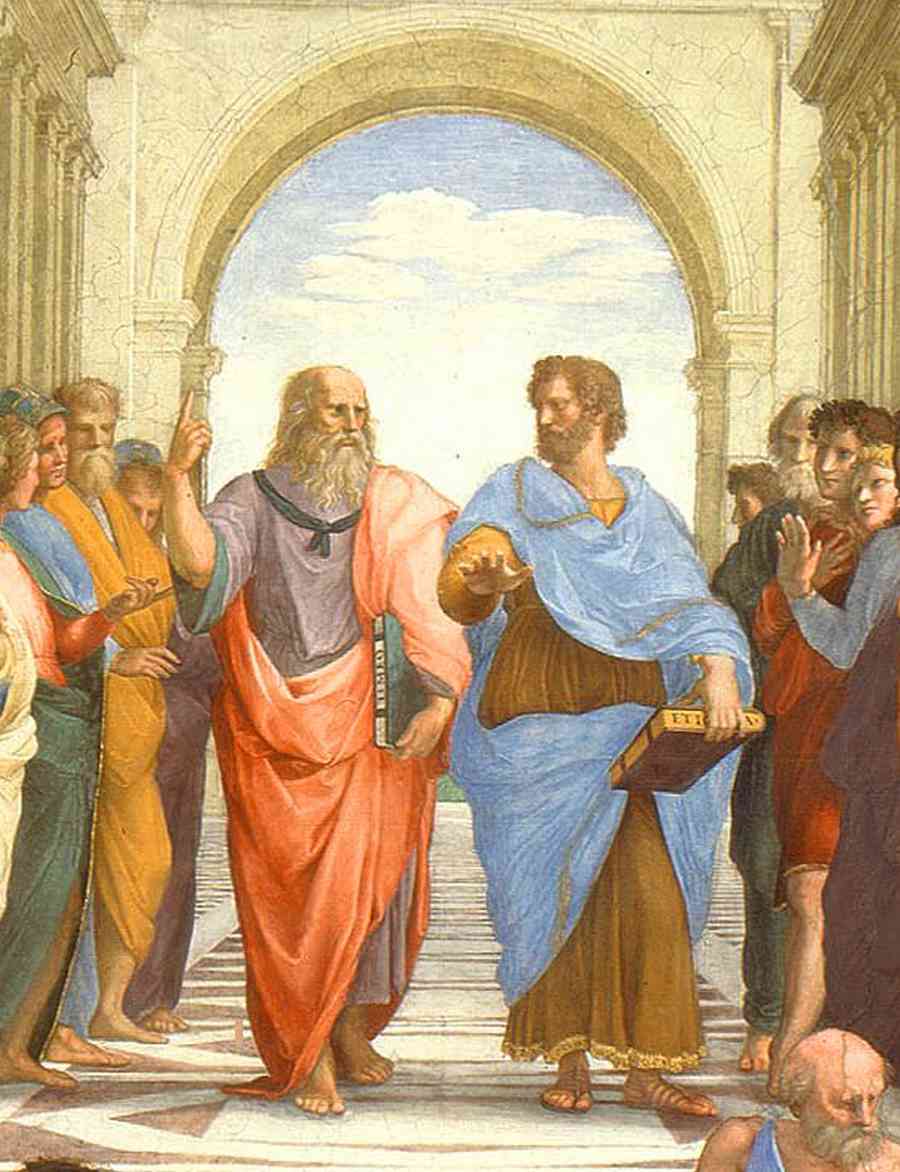 School of Athens painting.