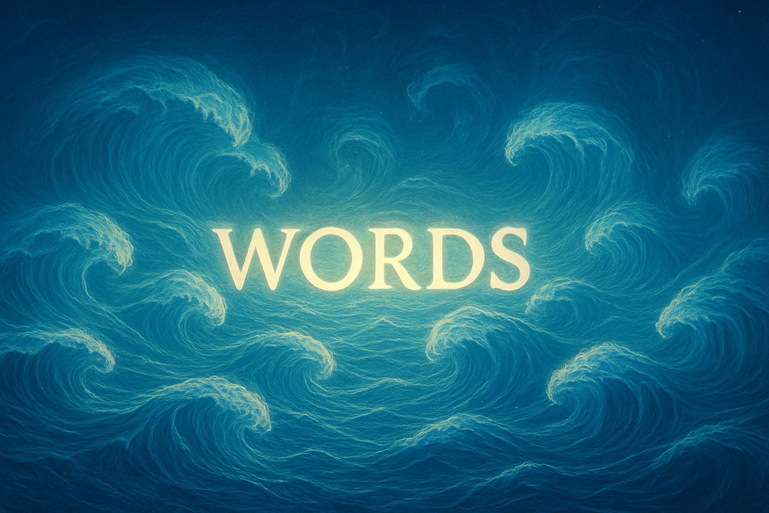 this is waves and words in the middle
